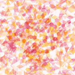 Fototapeta premium Abstract background with messy polygon shapes