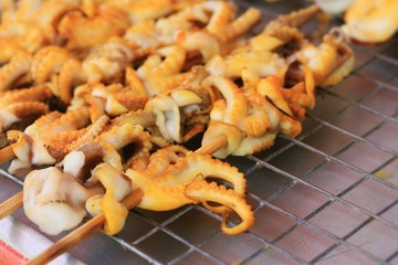 Grilled squid