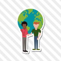 Social media graphic design, vector illustration