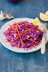 salad of red cabbage