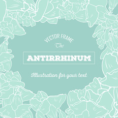 hand drawn floral frame