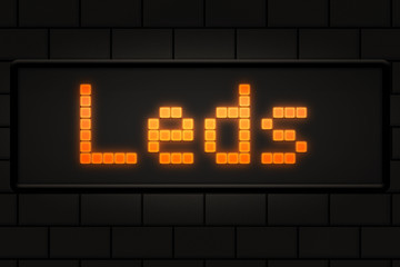 Fototapeta premium LED Sign