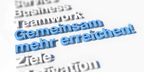 Gemeinsam mehr erreichen