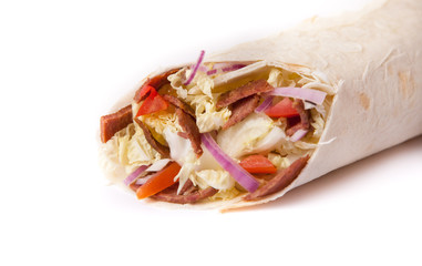 Fresh prepared shawarma