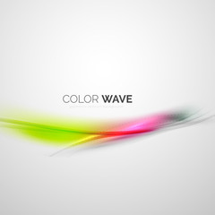 Elegant light smooth wave