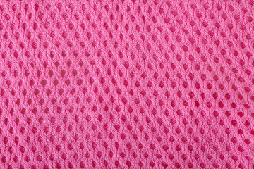 texture pink garment close up