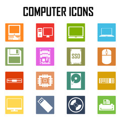 computer icons set.