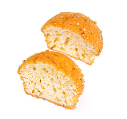 Sweet Cake Isolated on White Background