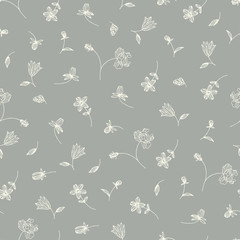 Seamless floral pattern.