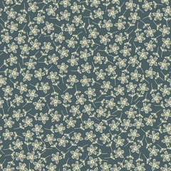 Seamless pattern with flowers.