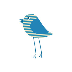 Stock Vector Illustration.
Bluebird.
