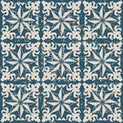 Seamless worn out antique background 154_leaf spiral vine flower