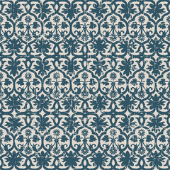 Seamless worn out antique background 157_spiral round flower