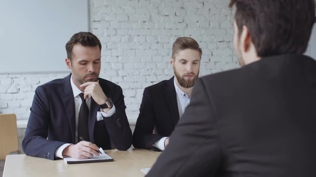 Job interview - business meeting with candidate