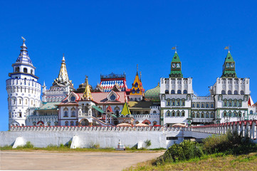 Fototapeta premium Moscow. Izmailovo. View of the Kremlin in Izmailovo