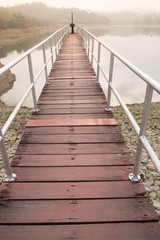 Fototapeta premium Bridge embankment