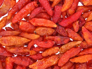heap of dried chili