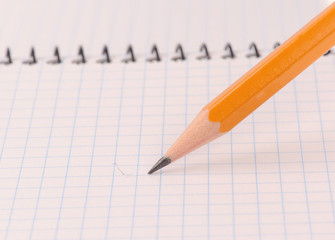 Notepad with pencil