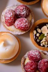 tarts with fruits