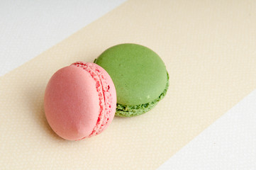 Assortment of colorful macaroons