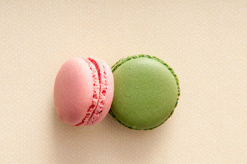 Assortment of colorful macaroons