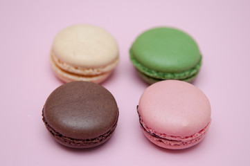 Assortment of colorful macaroons