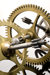 Close up of cogs