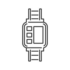 Obraz premium line icon Medical Device Icon, Diabetes Watch