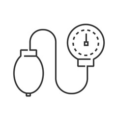 line icon Medical Device Icon, Check pressure