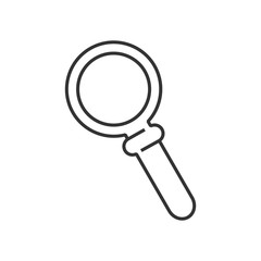 line icon Medical Device Icon, Magnifier glass