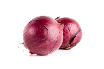 Onion isolated over white