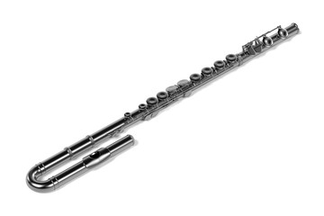 Obraz premium 3d renderings of flute (musical instrument)