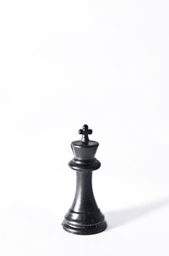 King Chess Piece On A White Background