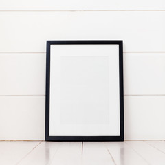 Blank frame on a white background