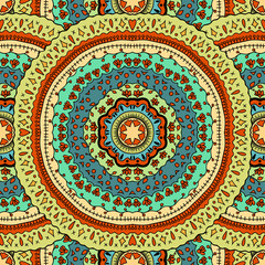 round seamless pattern