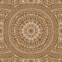 seamless pattern with mandalas