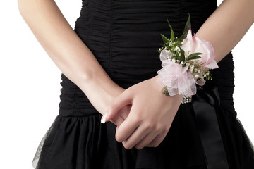 pink corsage