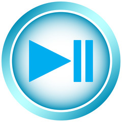 Icon light pause symbol