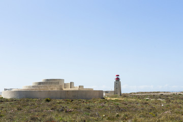Fototapeta na wymiar Leuchtturm am Kap San Vincente