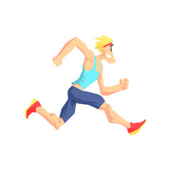 Runner Vector Illustration