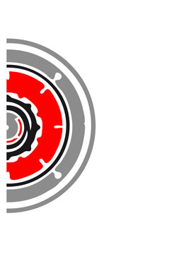 semicircular pattern circular globe pattern design technology swirls cool futuristic