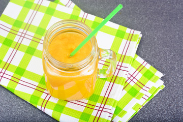 Fresh Tasty Vitamin Pumpkin Smoothie