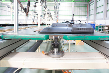 Pneumatic cylinders use on production line in industry