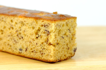 Banana cake with cheese