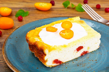 Delicious Baked Cottage Cheese Casserole