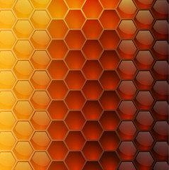 vector background with honeycombs