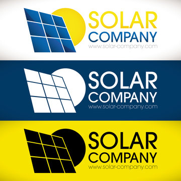panneaux solaires logo soleil solaire photovolta&iuml;que 