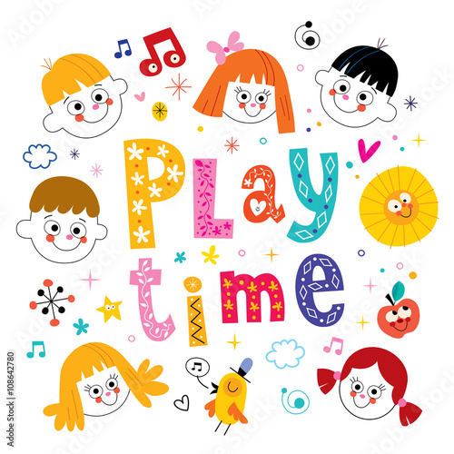 "play time" Stock image and royaltyfree vector files on