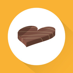 colorful chocolate design, vector illustration, sweet and delicious