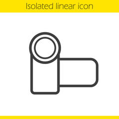Video camera linear icon